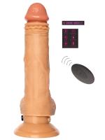 Erofoni Usb Şarjlı 20 Cm 360 Derece Rotasyonlu Uzaktan Kumandalı Titreşimli Süper Realistik Vibratör Penis