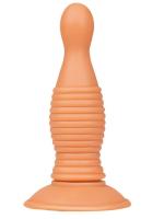 Erofoni 14 CM Vantuzlu Boğumlu Realistik Anal Gevşetici Tıkaç Plug Dildo