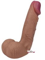 Erofoni Çift Katmanlı İçi Boş 16 CM Ultra Süper Realistik Medikal Silikon Penis Kılıfı