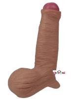 Erofoni Çift Katmanlı İçi Boş Sleeve 16 CM Ultra Süper Realistik Medikal Silikon Penis Kılıfı