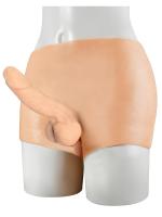 Erofoni Giyilebilir Şort Model Komple Full Realistik 17 CM Süper Panty Strapon Dildo Penis