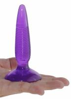 Erofoni Jel Dokulu 7 CM Anal Gevşetici Alıştırıcı Purple Plug