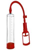 Erofoni Kaliteli Dayanıklı Mekanizma 20 Cm Tetikli Red Penis Vakum Pompası