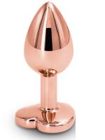 Erofoni Paslanmaz Alüminyum Alaşımlı 9 Cm Çelik Metal Taşlı Gold Anal Gevşetici Alıştırıcı Plug
