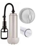 Erofoni Süper Penis Pump 20 CM Realistik Vajina Girişli Süper Vakum Penis Pompası