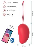 Erofoni Telefon Uyumlu Usb Şarjlı Çamaşır İçine Giyilebilir App Uygulamalı Titreşimli Su Geçirmez Vibratör