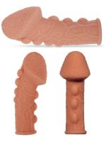 Erofoni No:9 Ultra Soft Yumuşak Dokulu 15 CM Lüks Realistik Penis Kılıfı