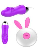 Erofoni Uzaktan Kumandalı Su Geçirmez Teknolojik Titreşimli 10 CM Mini Remote Vibratör