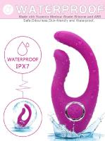 Erofoni Uzaktan Kumandalı Usb Şarjlı Su Geçirmez Model Titreşimli Teknolojik Purple Vibratör
