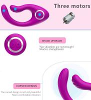 Erofoni Uzaktan Kumandalı Usb Şarjlı Su Geçirmez Model Titreşimli Teknolojik Purple Vibratör