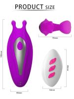 Erofoni Uzaktan Kumandalı Usb Şarjlı Su Geçirmez We Vibe Model Titreşimli Teknolojik Luxury Purple Vibratör 