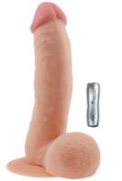 Erofoni Yeni Nesil 23 CM Titreşimli Ultra Süper Realistik Vantuzlu Gerçekçi Yapay Vibratör Penis