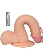 Erofoni Yeni Nesil 23 CM Titreşimli Ultra Süper Realistik Vantuzlu Gerçekçi Yapay Vibratör Penis