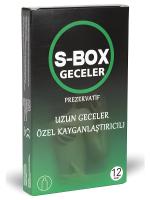 S-Box Özel Kayganlaştırıcılı 12 Adet Prezervatif 