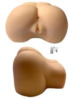 Erofoni Büyük Boy 6 KG Süper Realistik 2 İşlevli Kadın Kalça Yapay Suni Vajina ve Anüs Mastürbatör