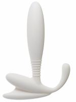 Erofoni G-Spot ve Prostat Uyarıcılı Unisex Anal Gevşetici White Plug